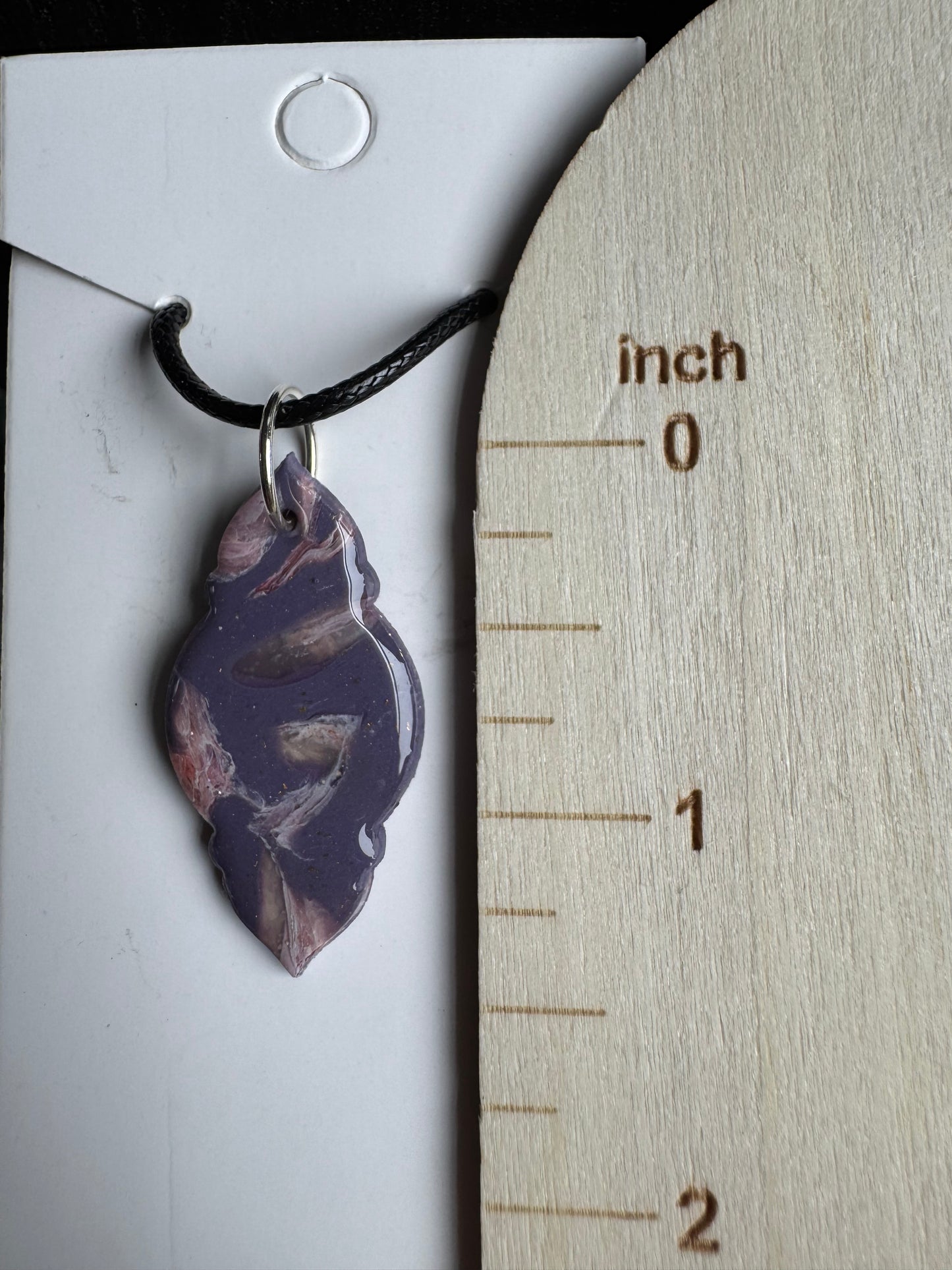Violet Geode Necklace: Arch