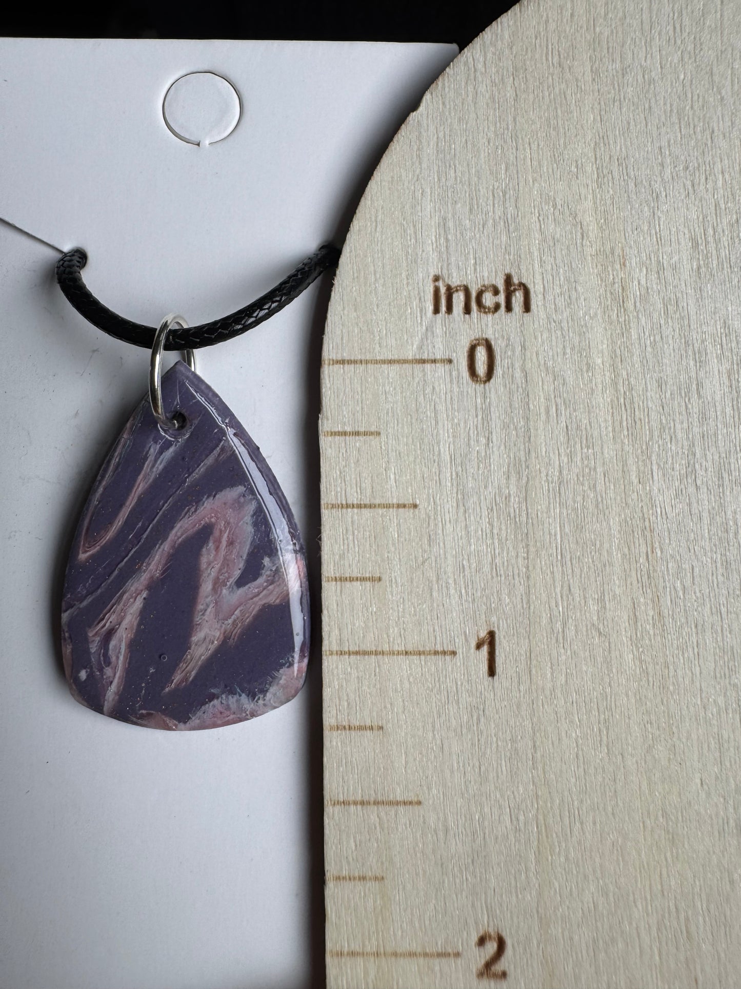 Violet Geode Necklace: Drop