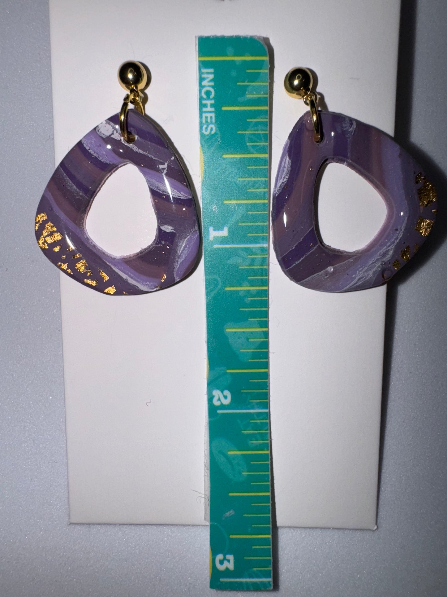 Violet Geode: Abstract Triangle