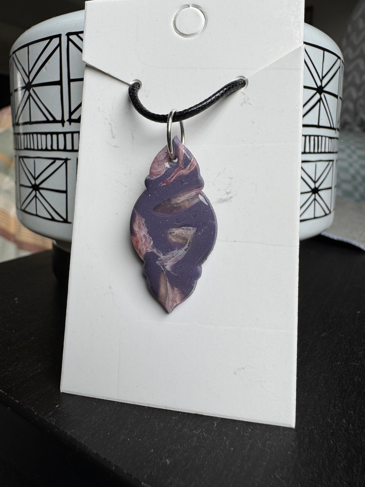 Violet Geode Necklace: Arch