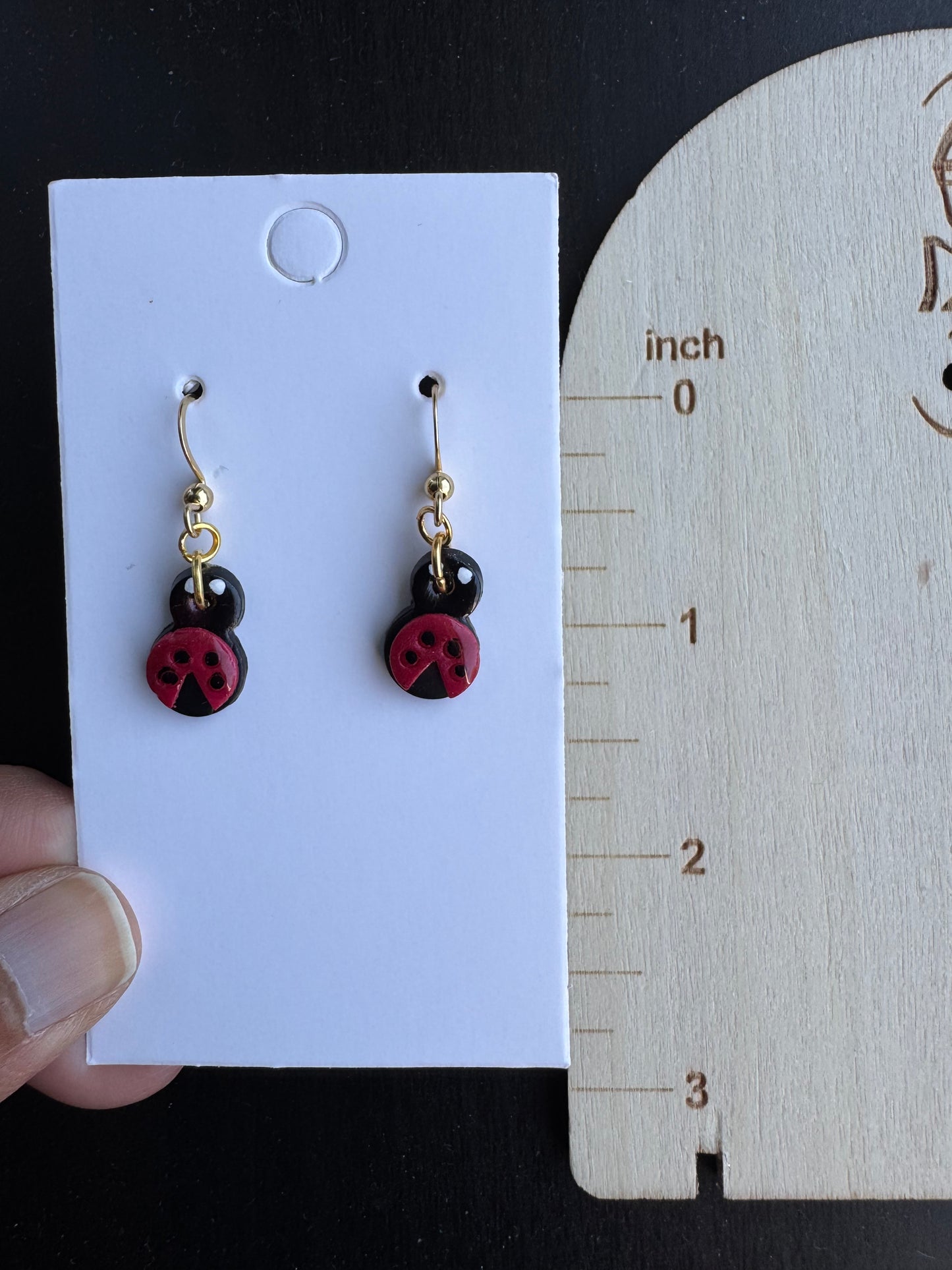 Ladybug Dangles