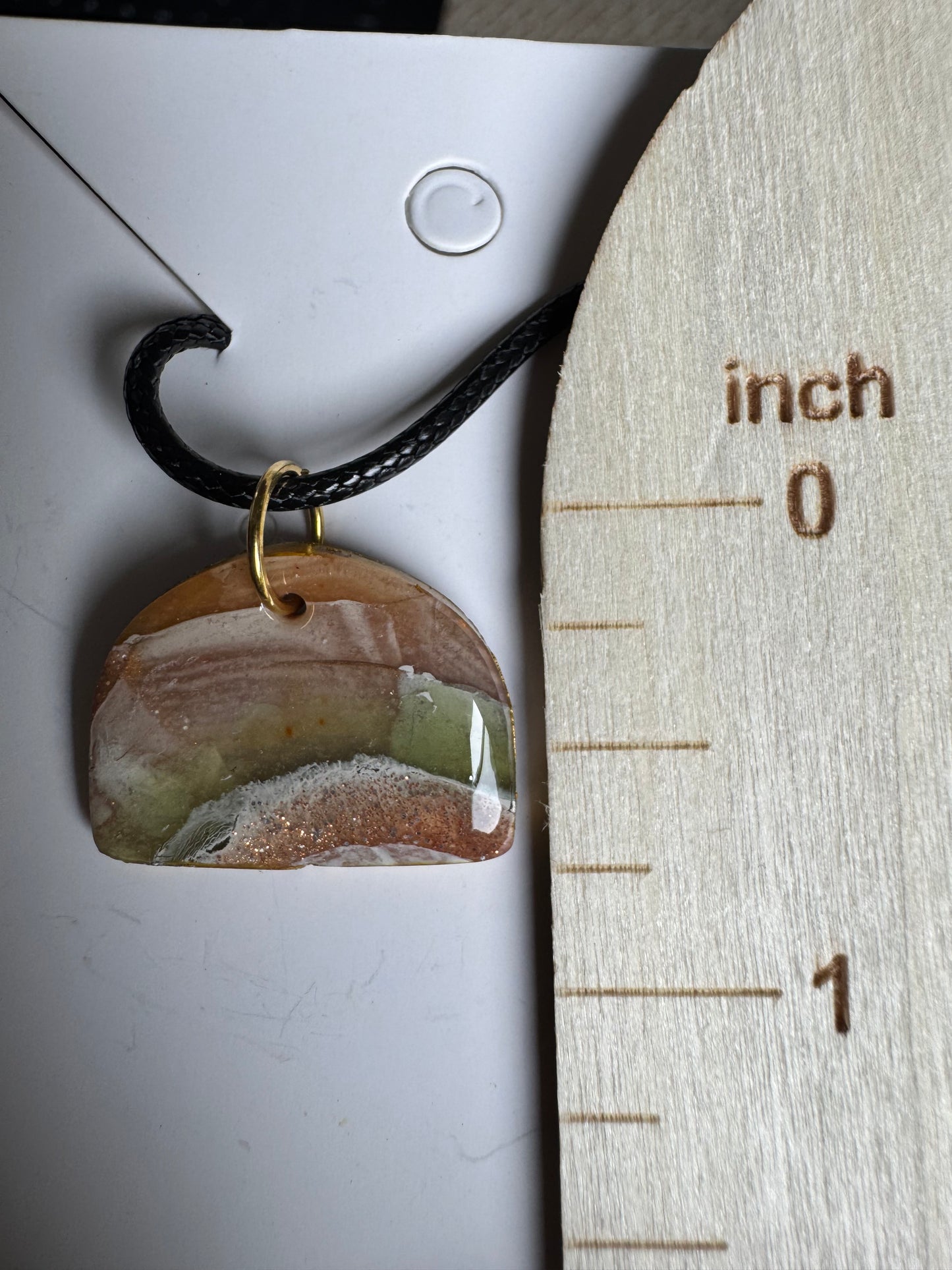 Fall Foliage Necklace: Half Circle