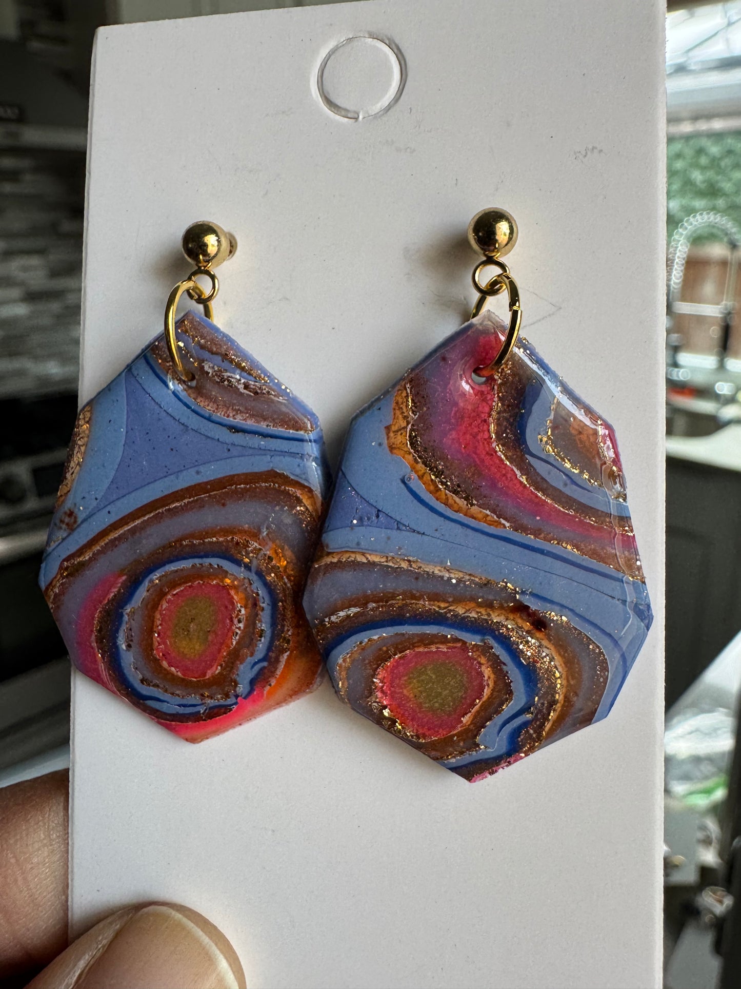 Blue Agate: Layered