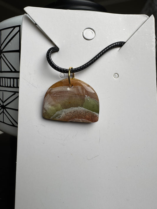 Fall Foliage Necklace: Half Circle