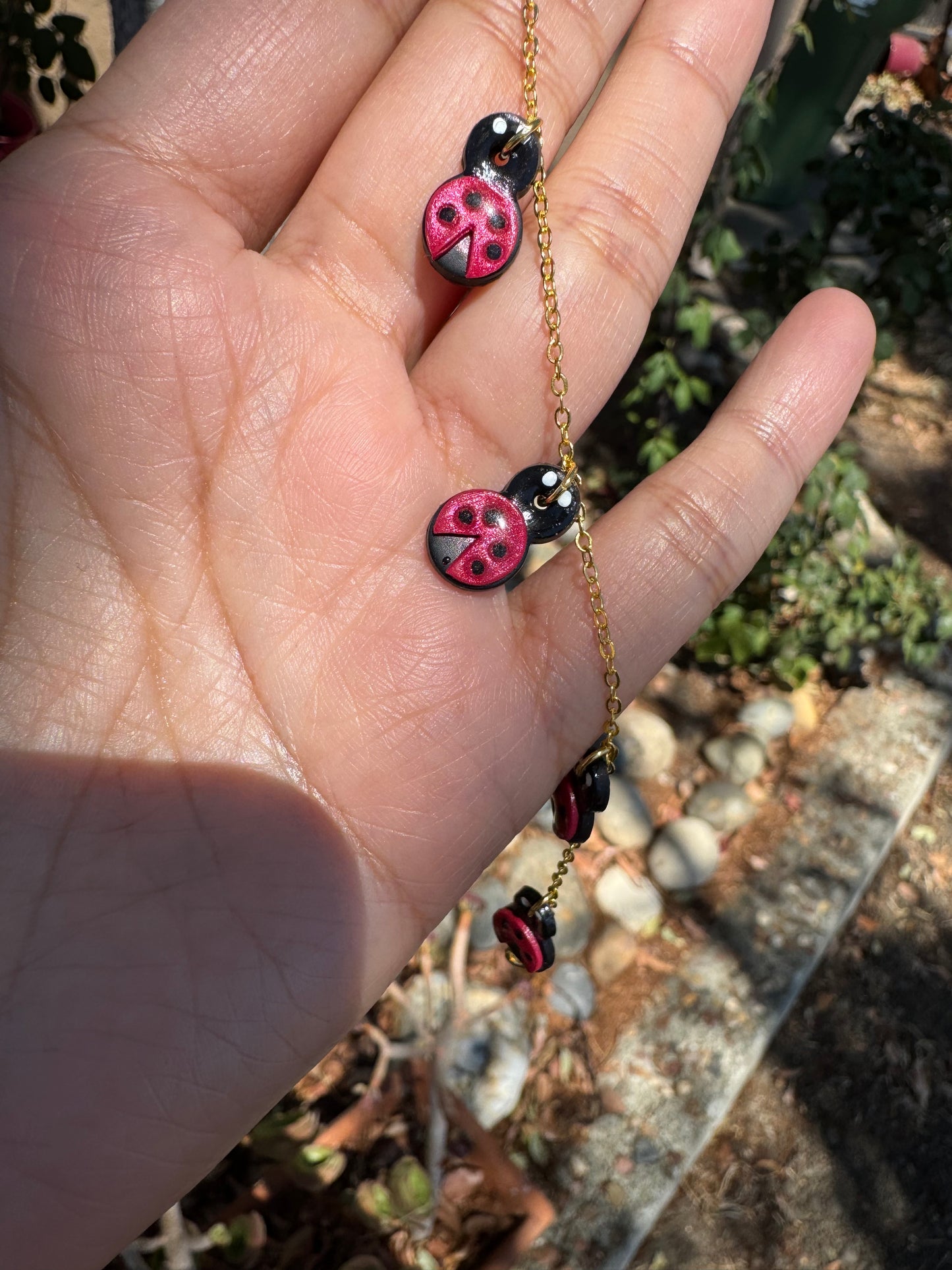Ladybug Charm Bracelet