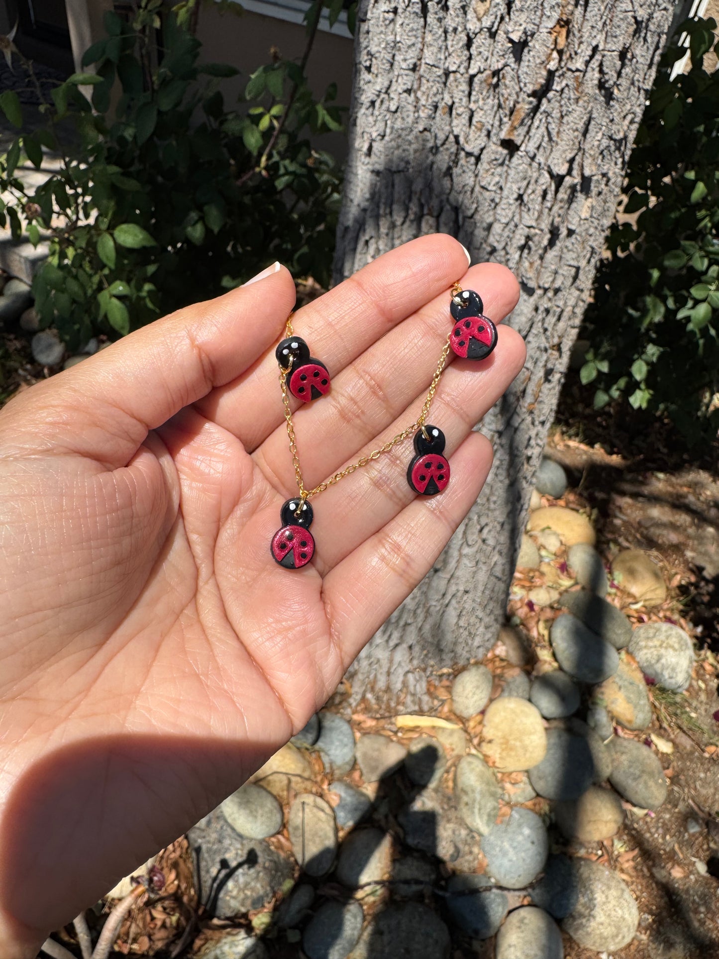 Ladybug Charm Bracelet