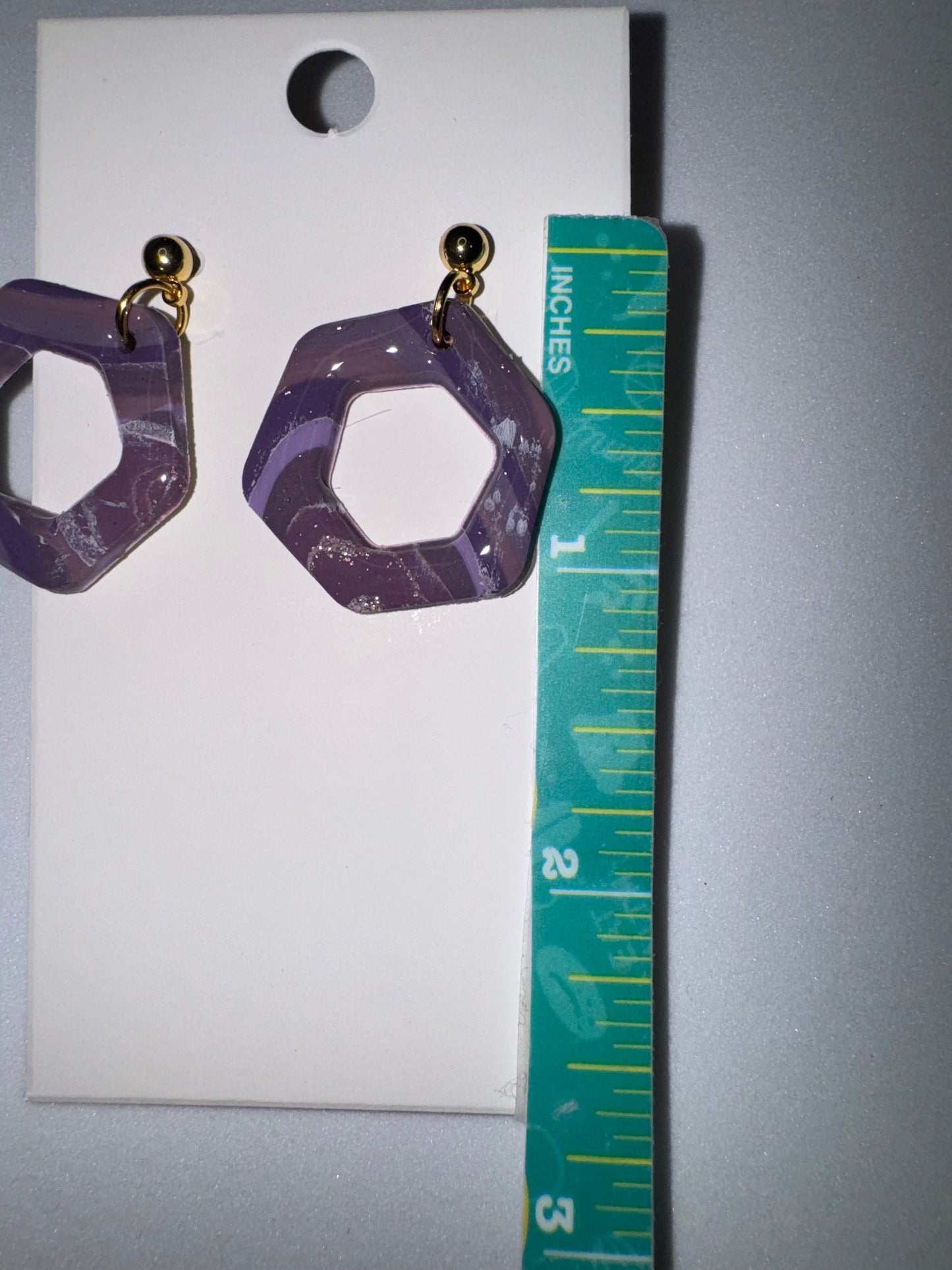 Violet Geode: Hollow Hexagon