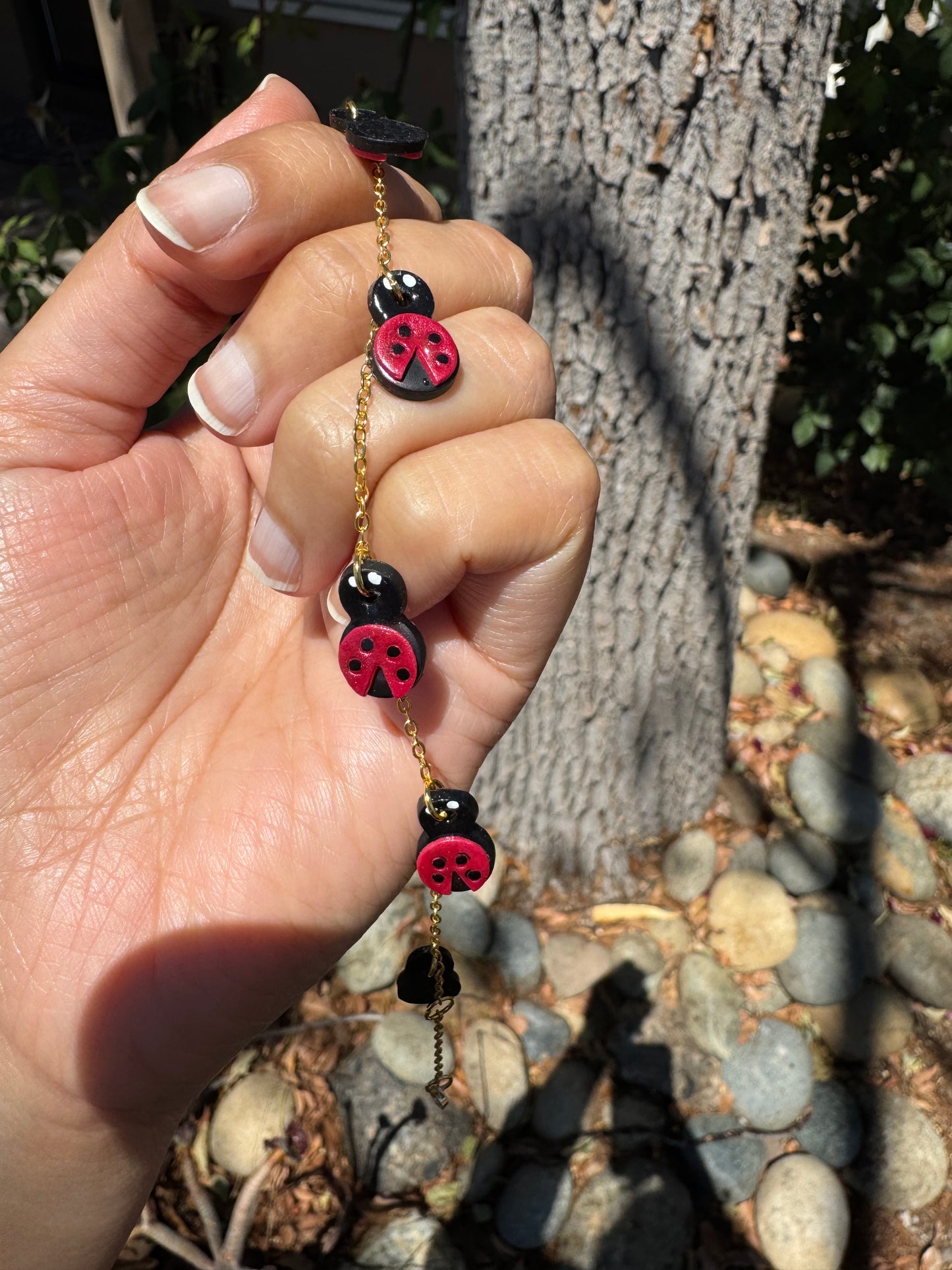 Ladybug Charm Bracelet