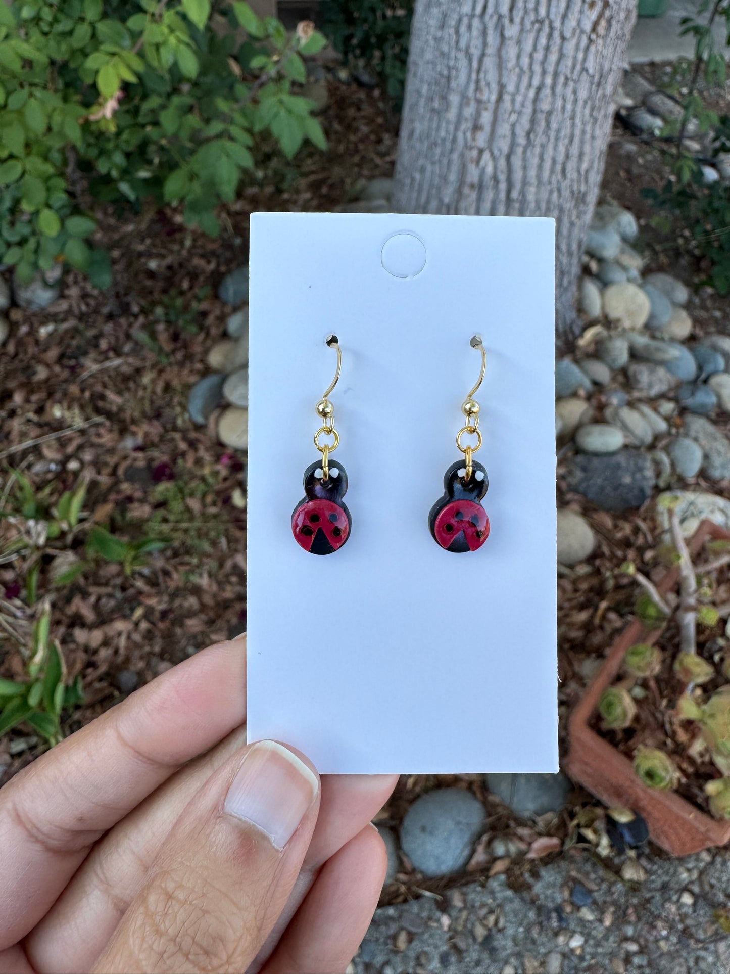 Ladybug Dangles