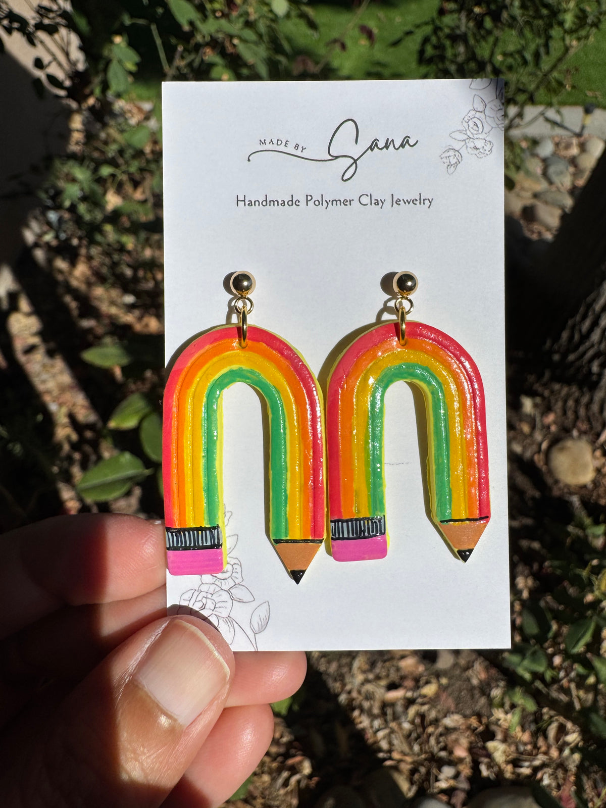 Time for School: Rainbow Pencils