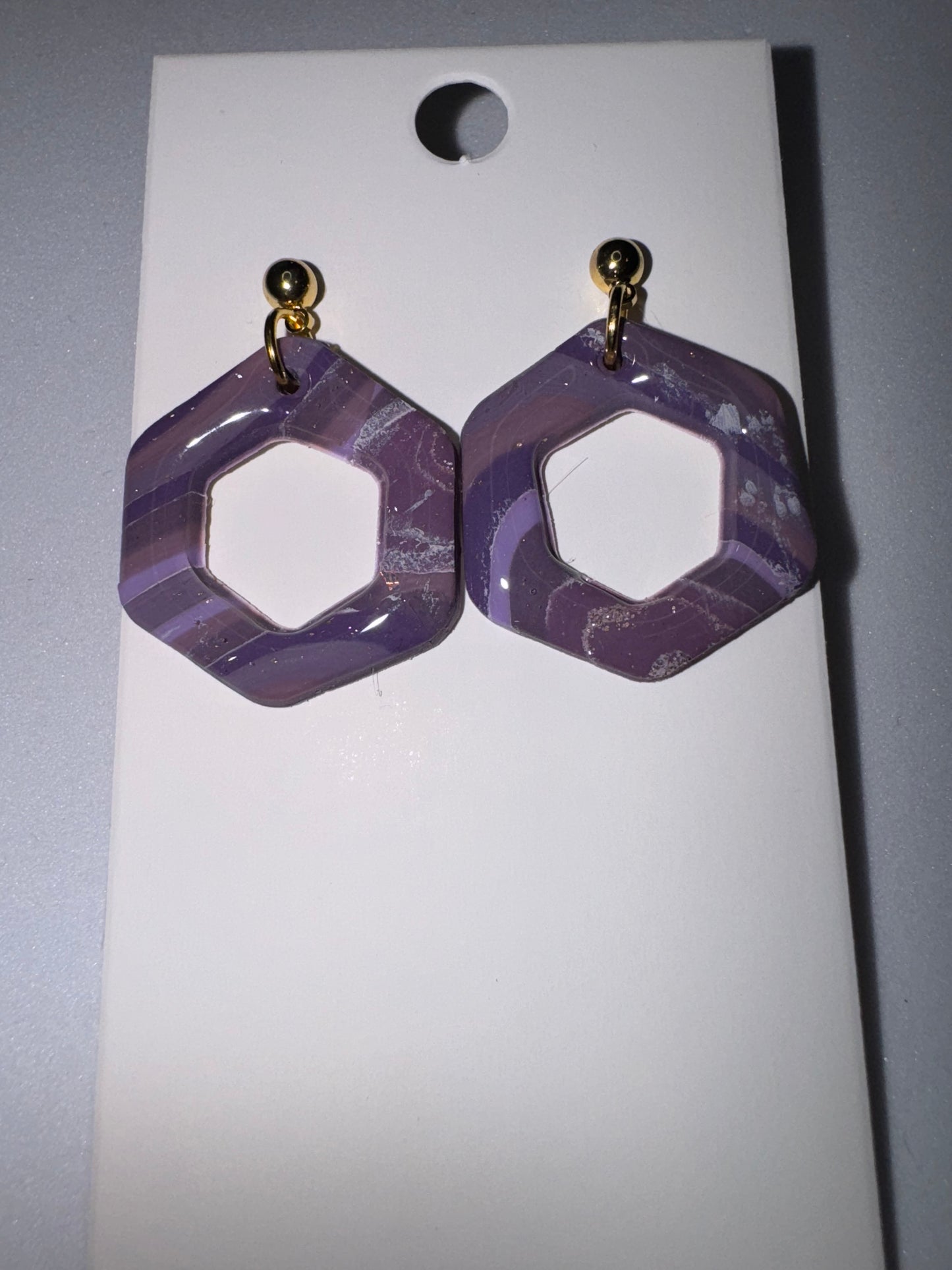 Violet Geode: Hollow Hexagon