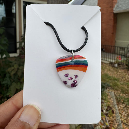 Sunset Wave Necklace: Glimmer