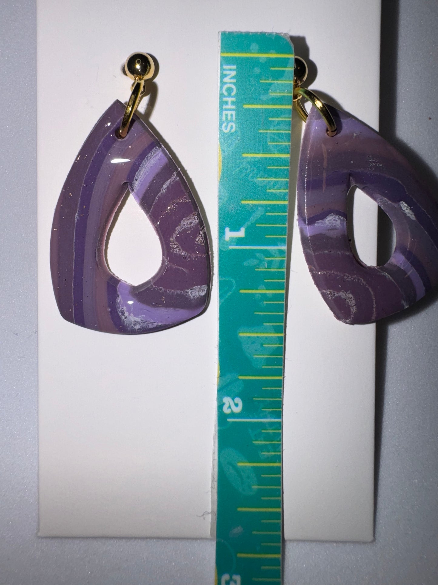 Violet Geode: Hollow Teardrop