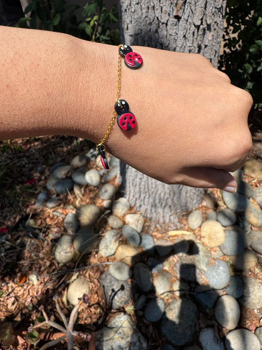 Ladybug Charm Bracelet