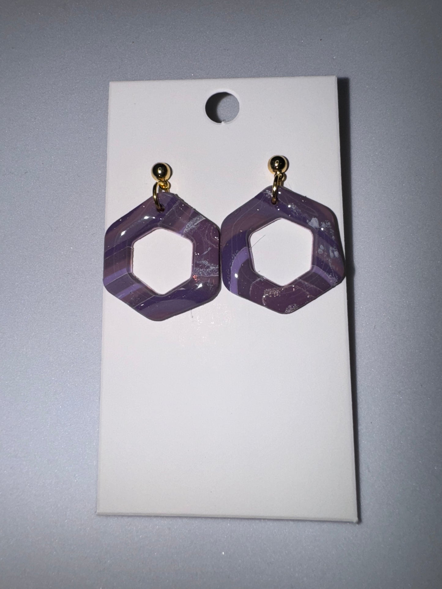 Violet Geode: Hollow Hexagon